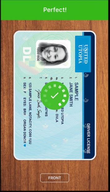 screenshot of AuthenticID Identity Proofing